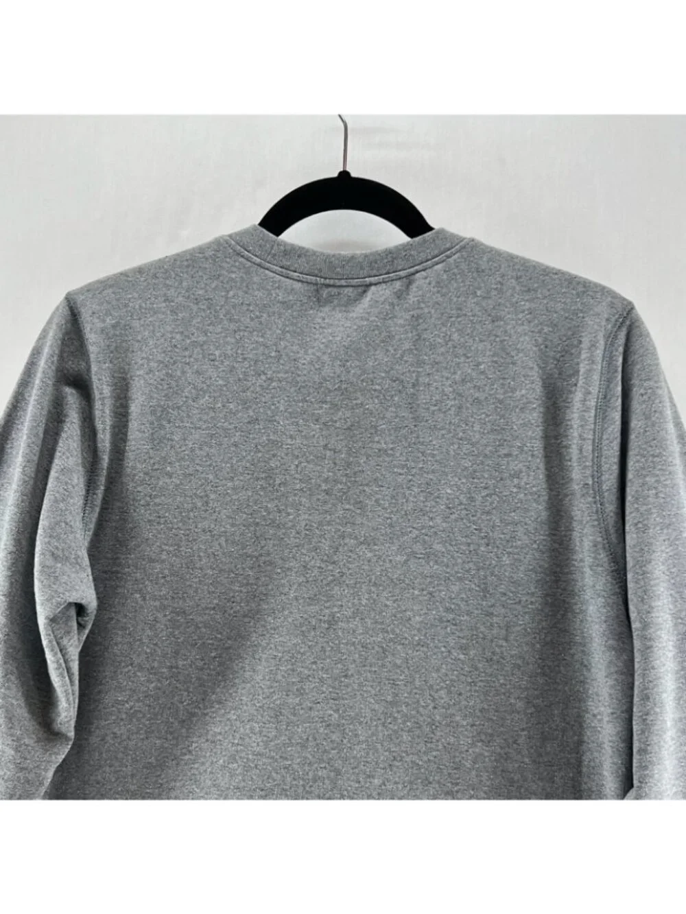 The North Face Heritage Patch Sweatshirt Mens XS Fleece Crew Neck Pullover Gray